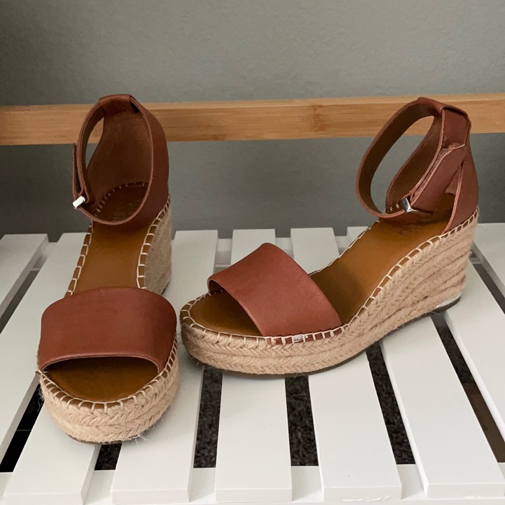 Franco Satro Clemens Espadrille Wedges Sandal